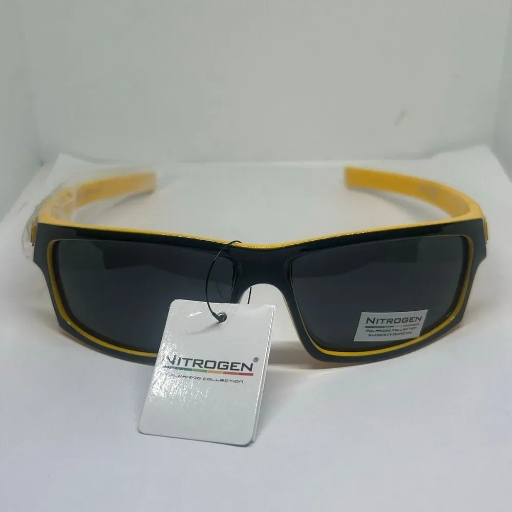 Nitrogen Yellow Polarized Sport Sunglasses UV400 – Wraparound – New